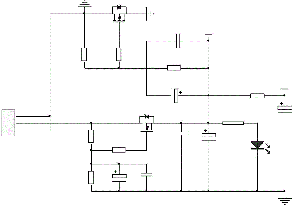 Amplifier power supply filter circuit