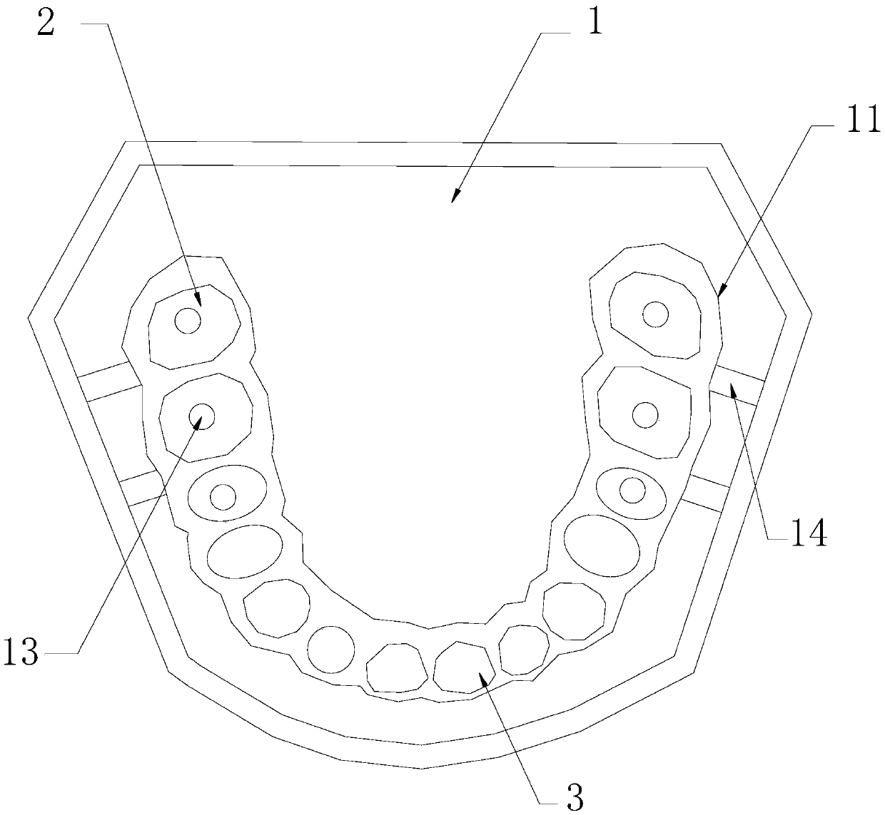 Tooth elevator operation training model in oral head simulator