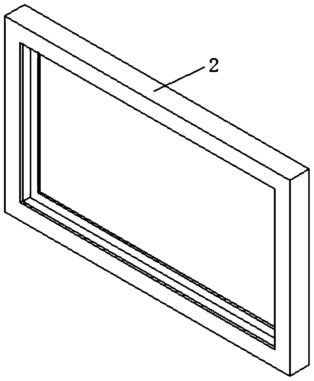 Flexible high-transmittance display screen taking graphene as substrate