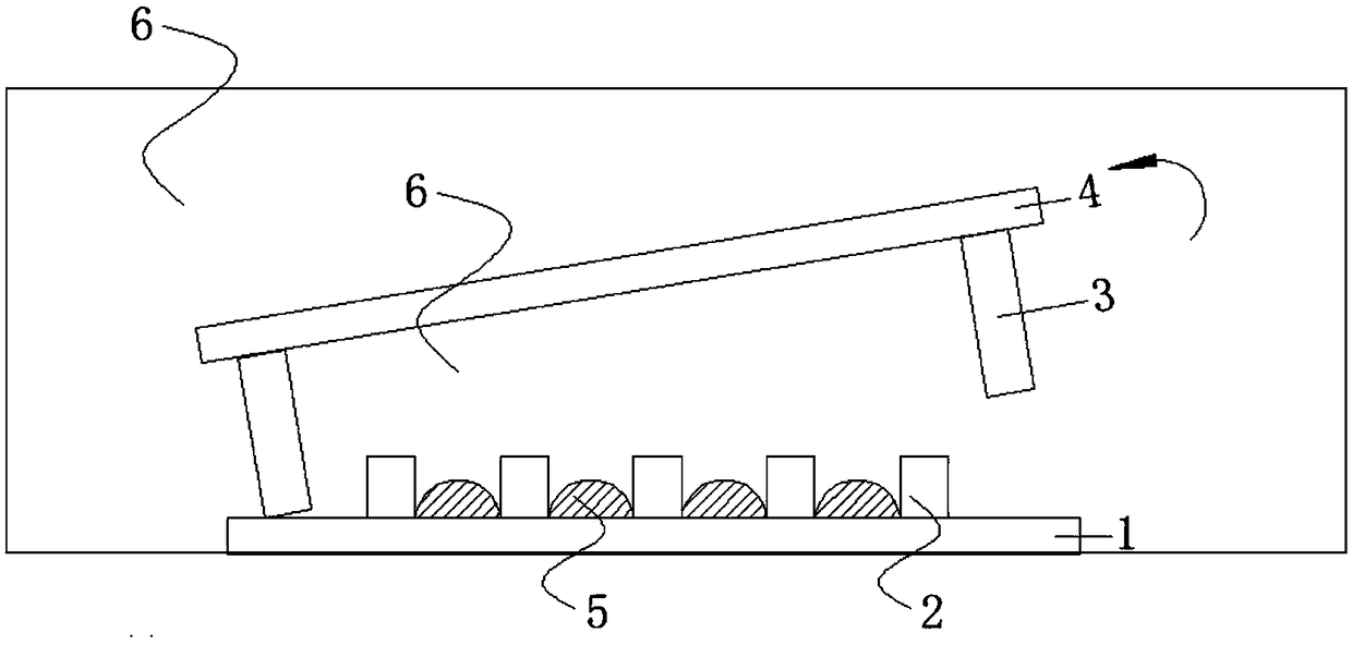 Electric moistening display and producing method thereof