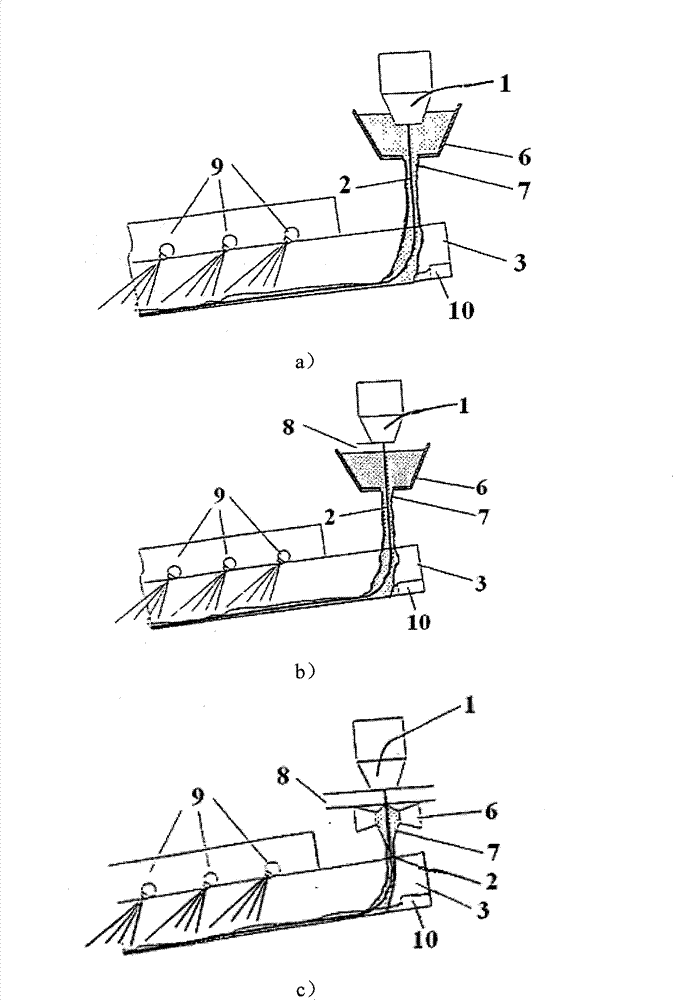 Extrusion granulation method and device, and granulate produced therefrom