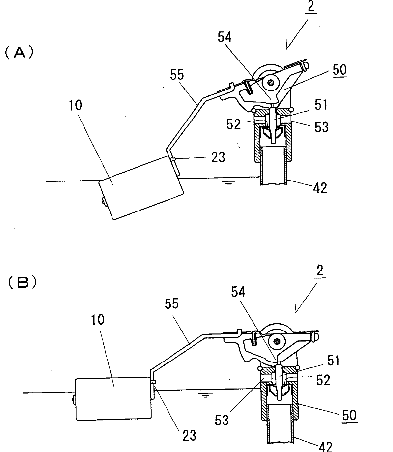 Buoy for DME fuel tank