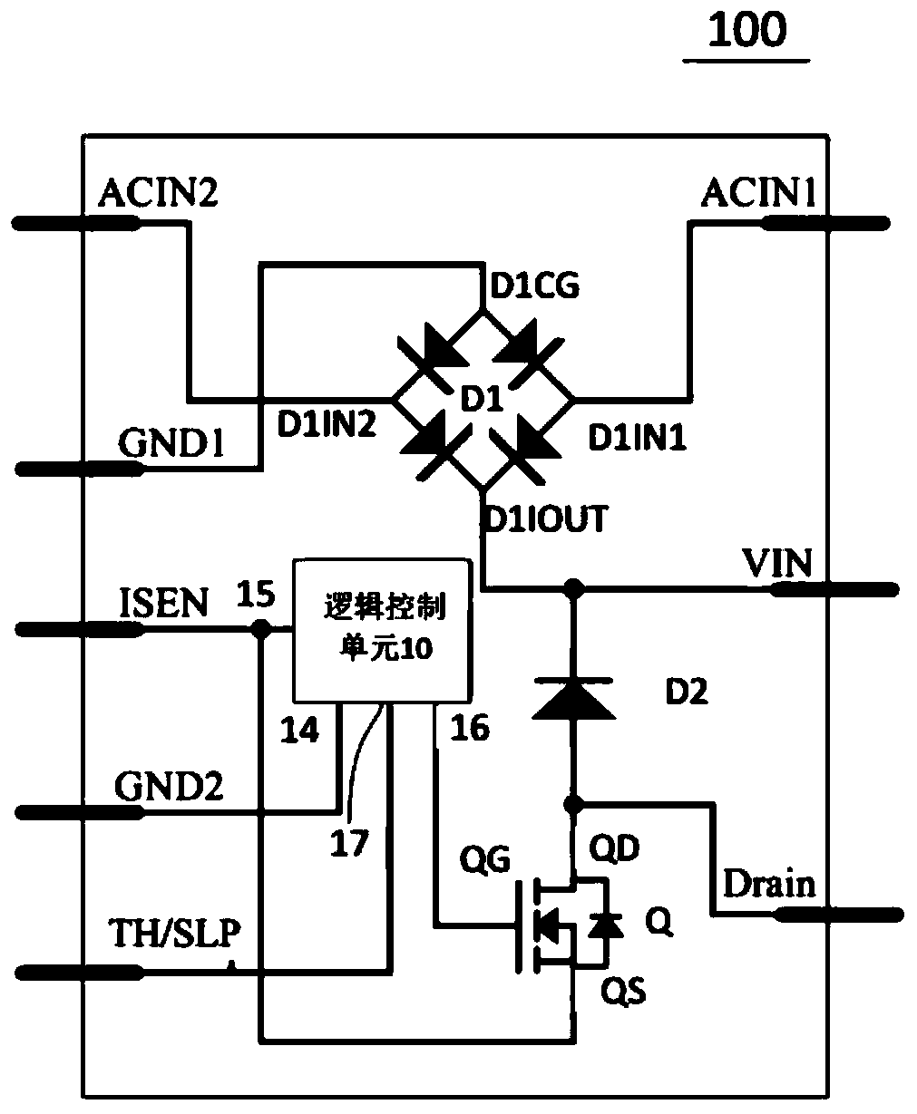 Chip integration module, control circuit and lighting device