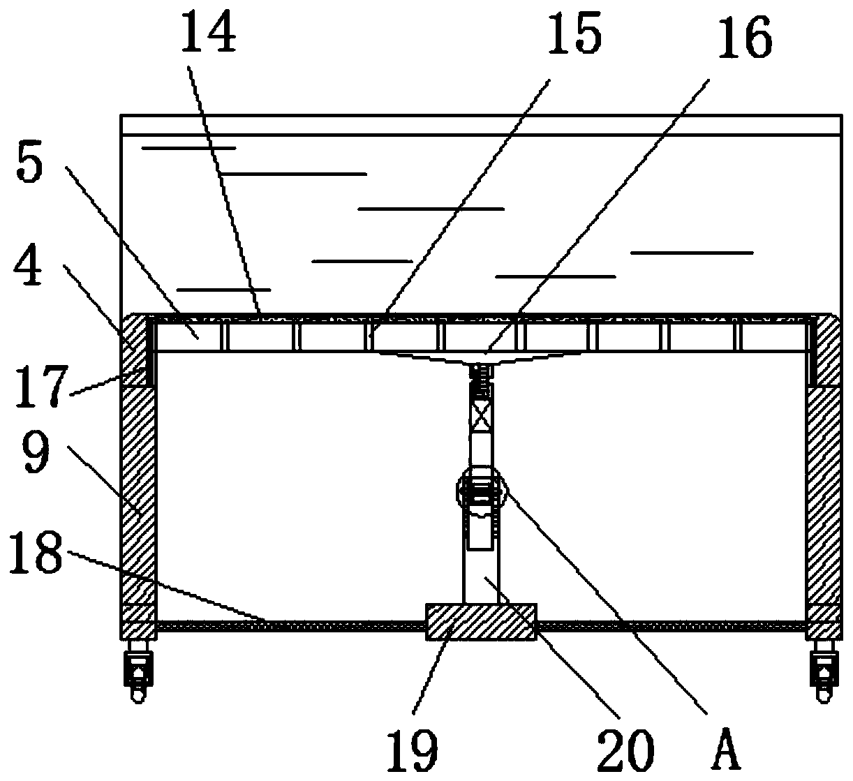 Alternate supporting bed for preventing pressure sores