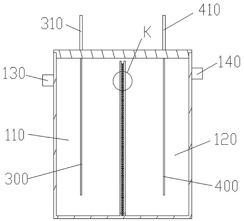 DSA anode electrochemical performance testing device