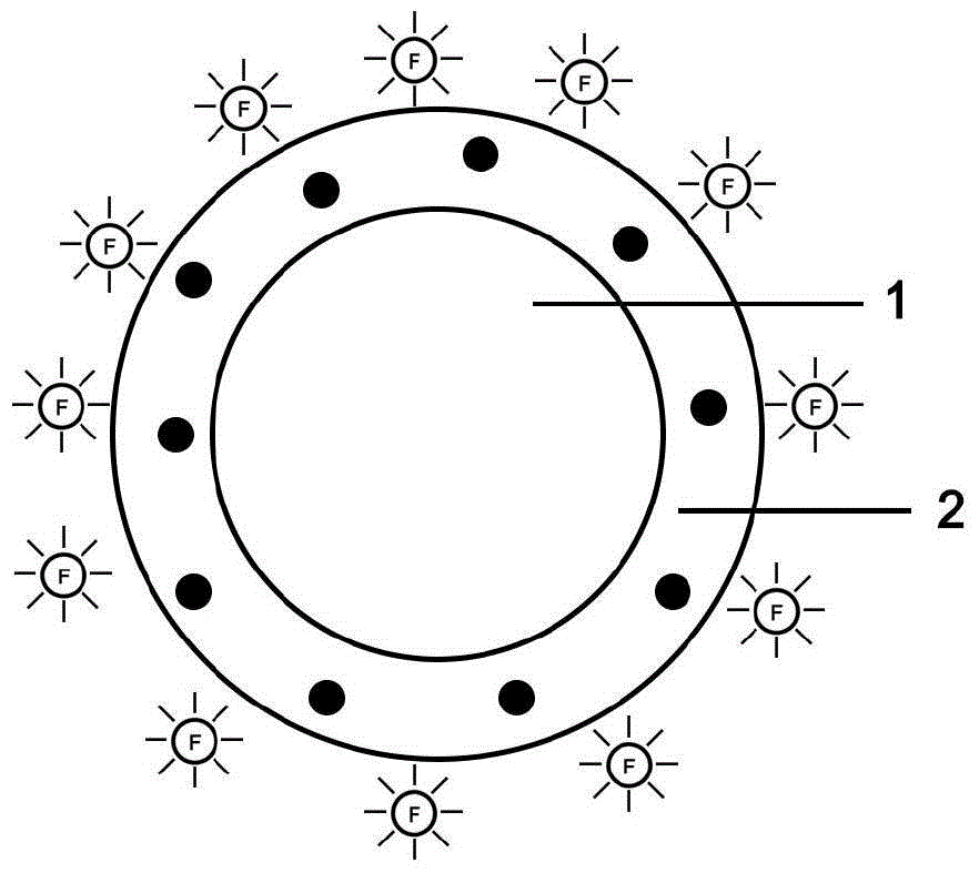 A preparation method of fluorescent nanocomposite with drug release function