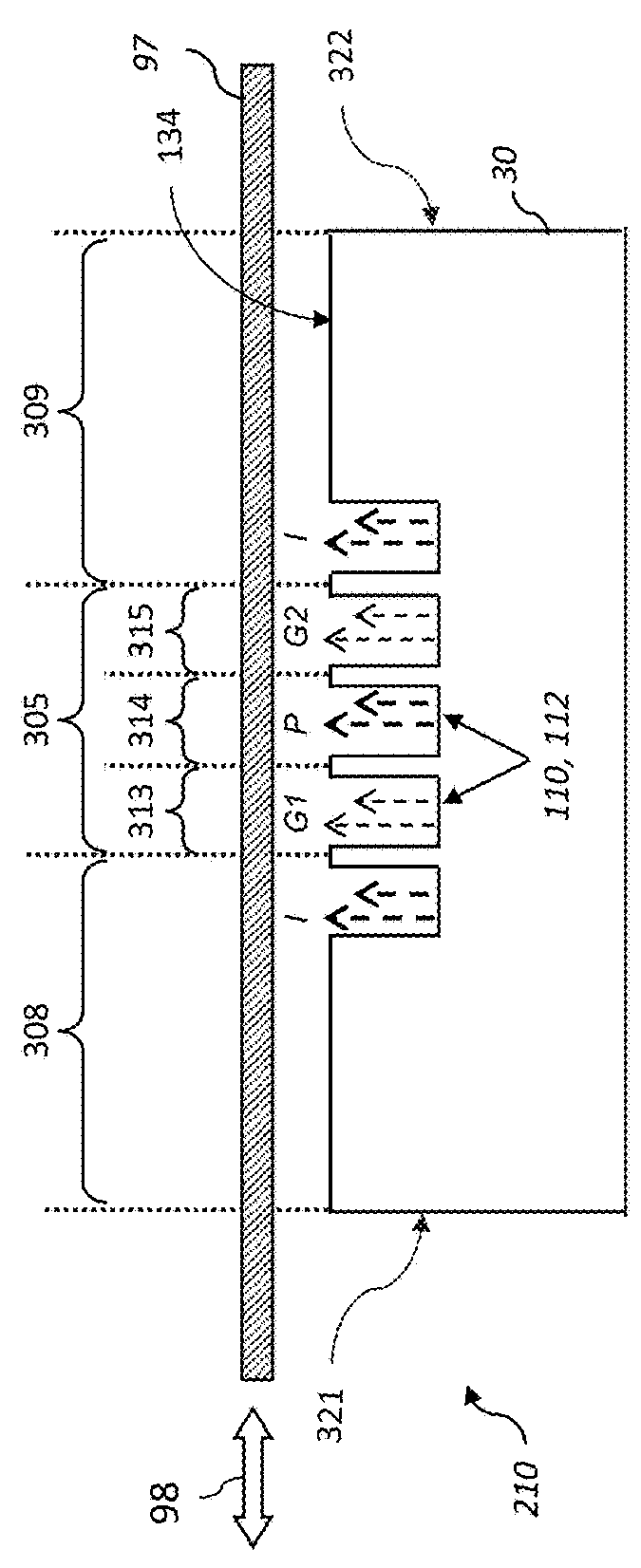 Deposition system with moveable-position web guides