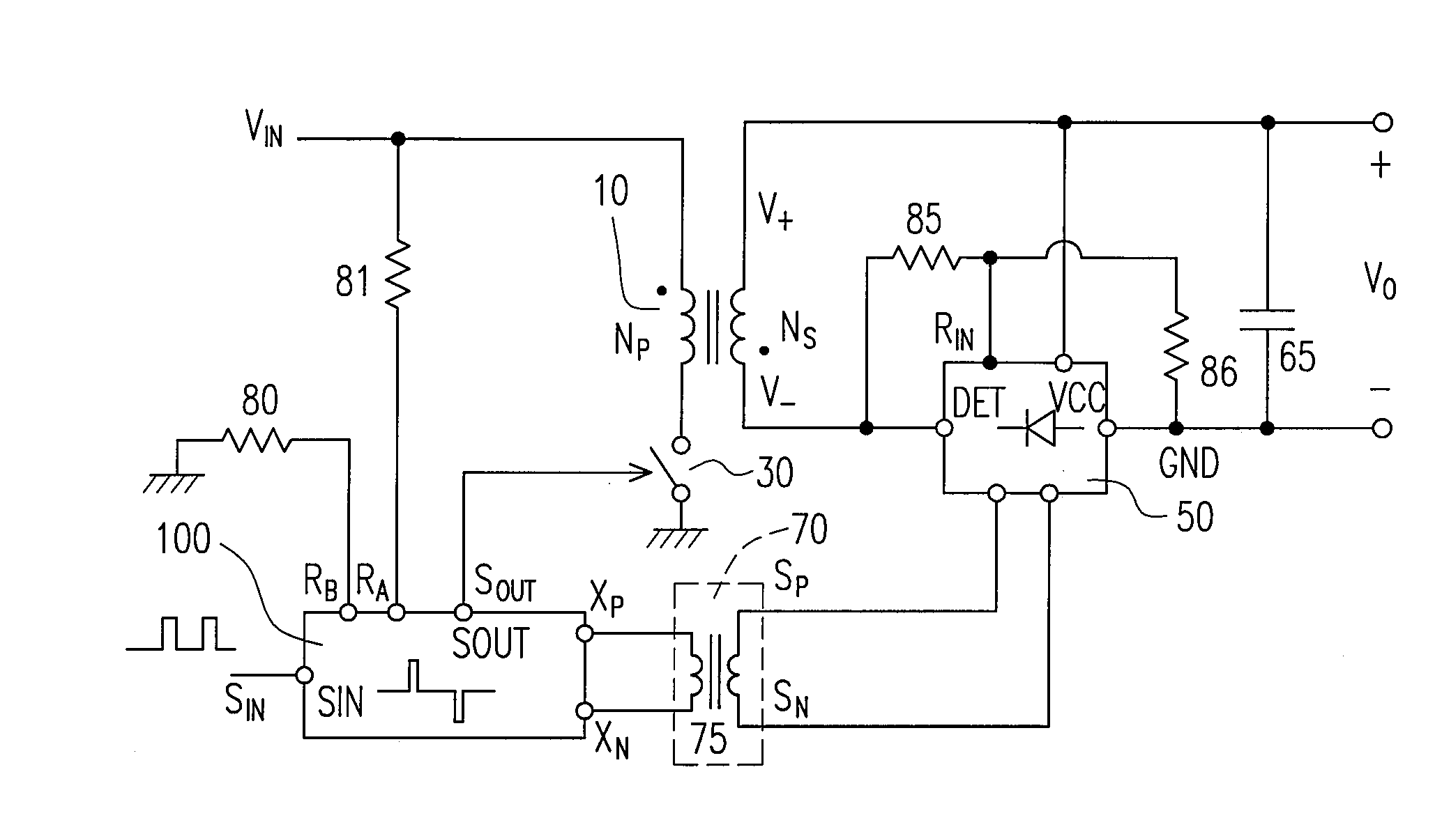 Method and apparatus to provide synchronous rectifying circuit for flyback power converters