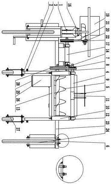 A push-type topping machine that can collect cotton buds