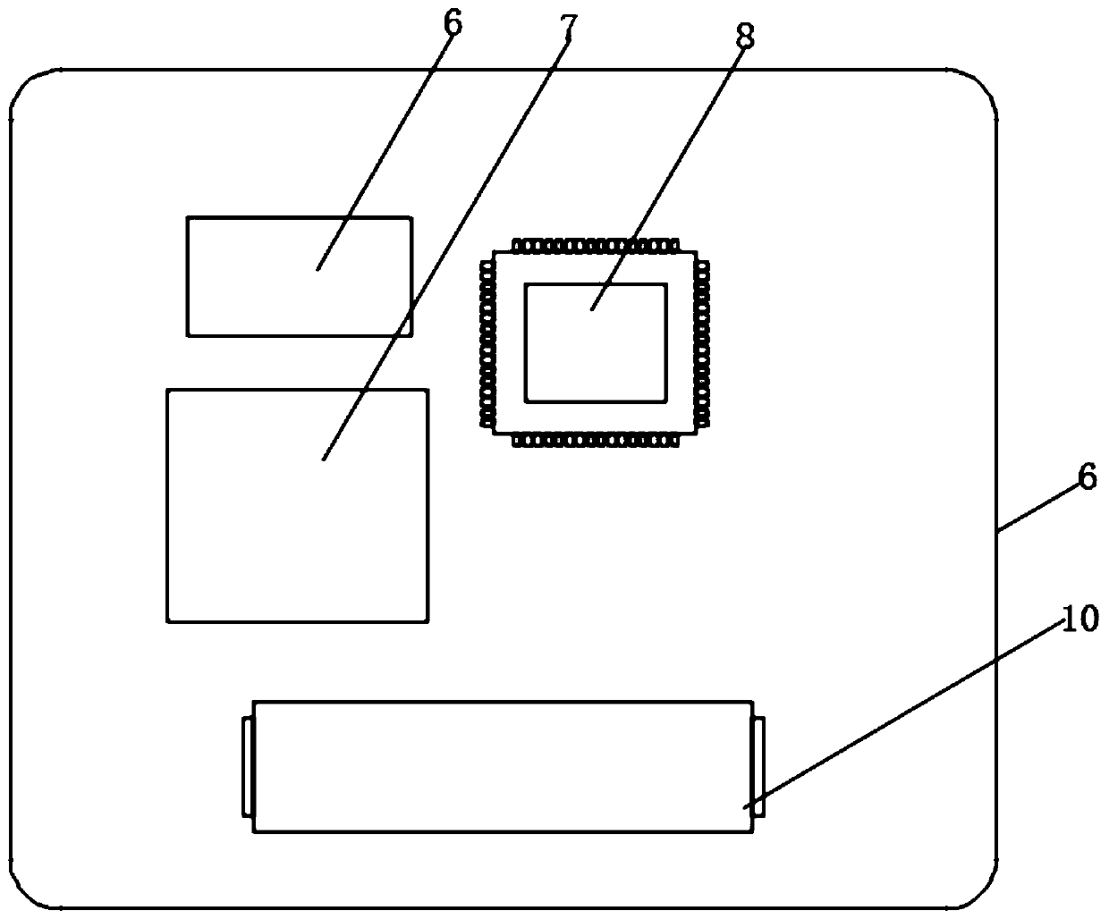 Human health state evaluation equipment based on footprint features