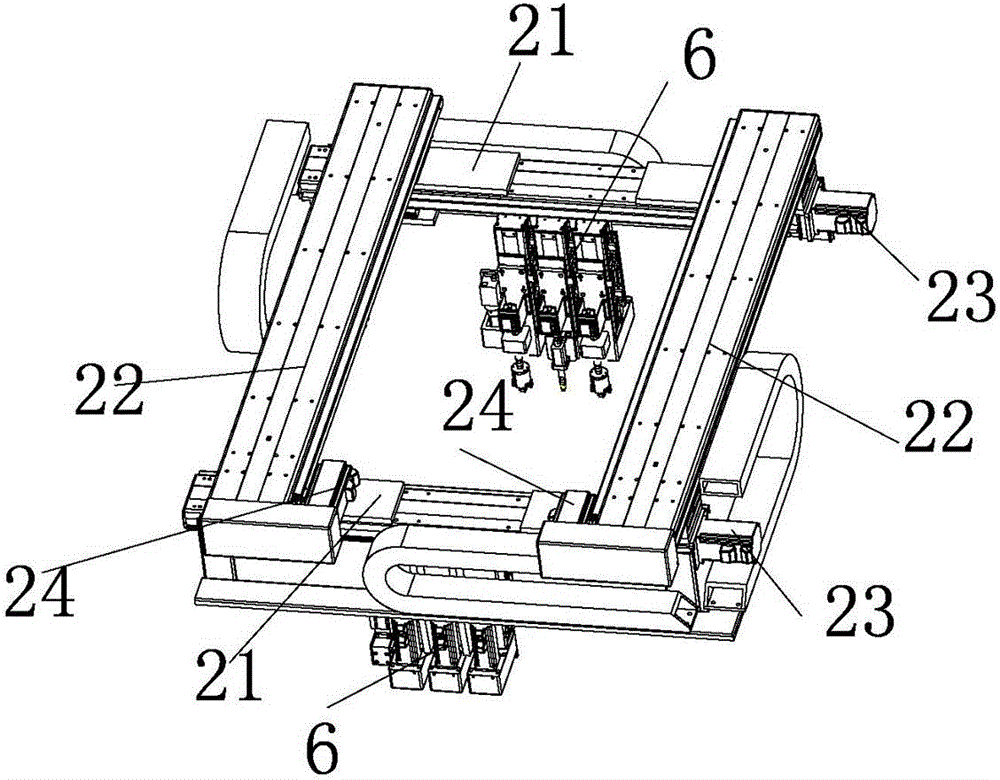 Double-work-head special-shaped insertion machine