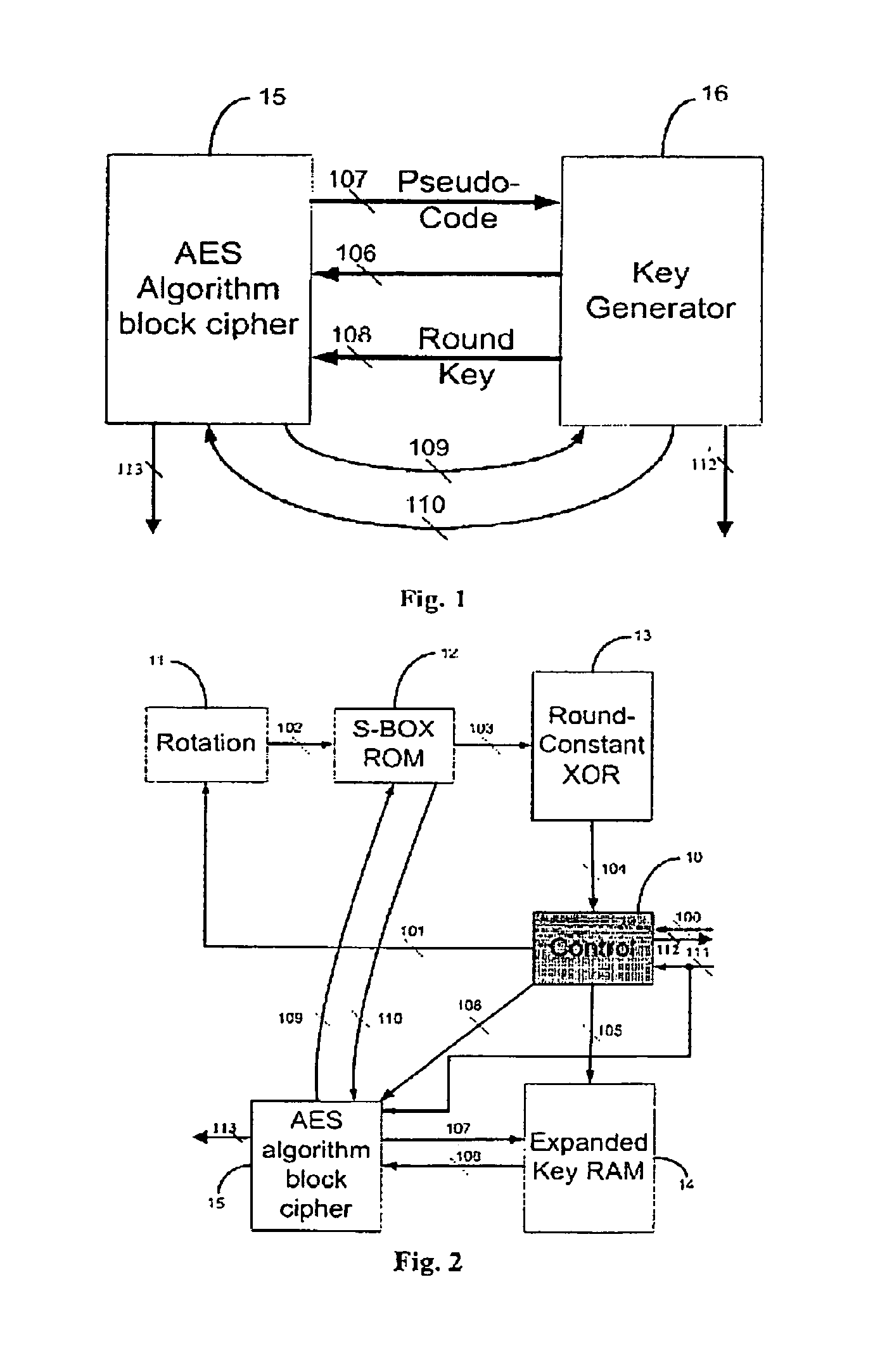 Fast key-changing hardware apparatus for AES block cipher