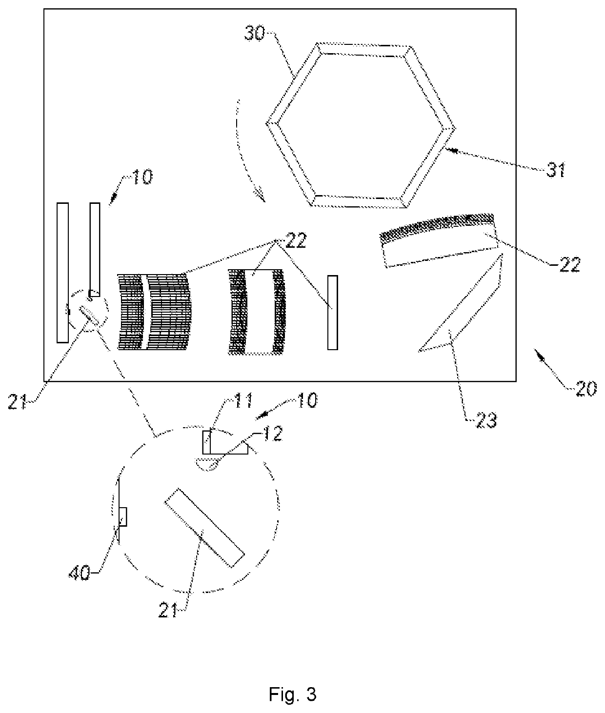 Multi-point scanning lidar and detection method thereof