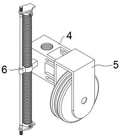 New energy vehicle parking cable tensioning device