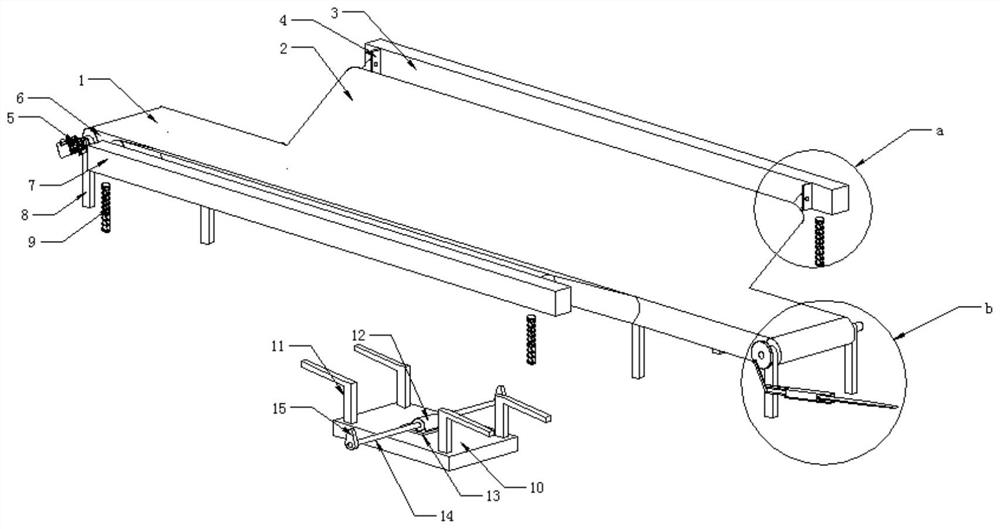 Belt conveyor for boiler fire coal conveying