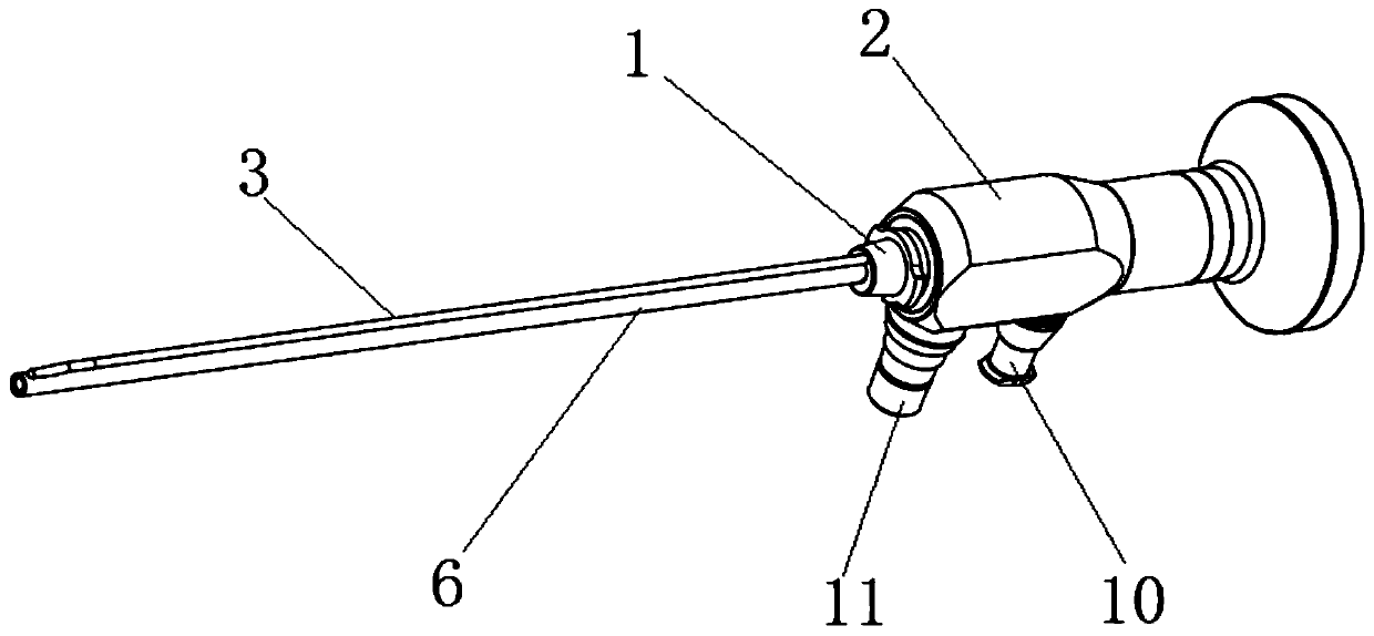 Endotoscpe capable of continuous underwater operation