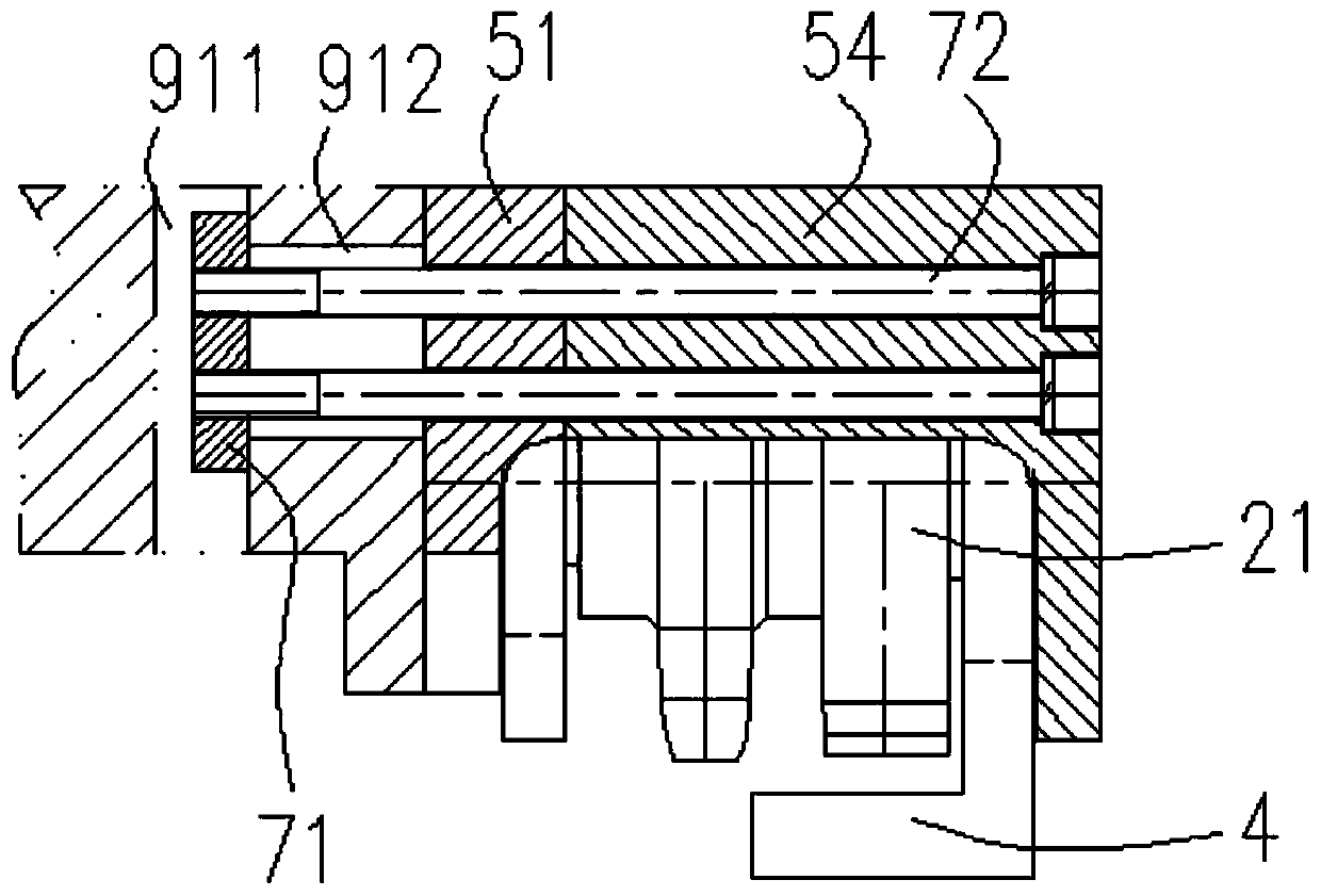 Ultra-thin seam coal mining machine walking system, mounting structure thereof and machine body height position adjusting method
