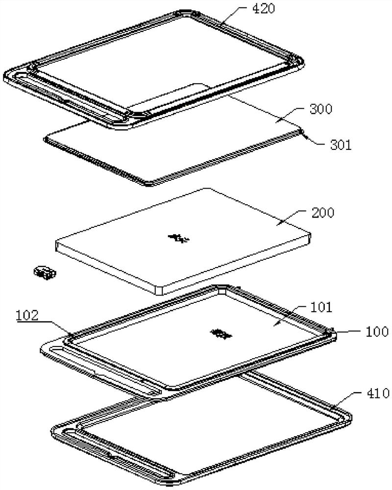 Combined anti-corrosion and mildew-proof chopping board