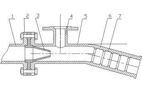 Combined jet flow aeration device