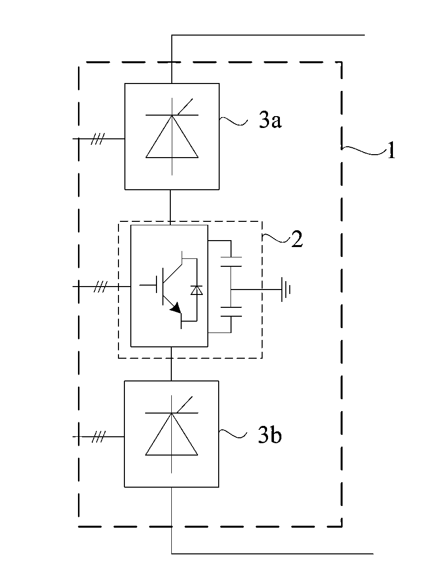 Hybrid converter and wind power generating system