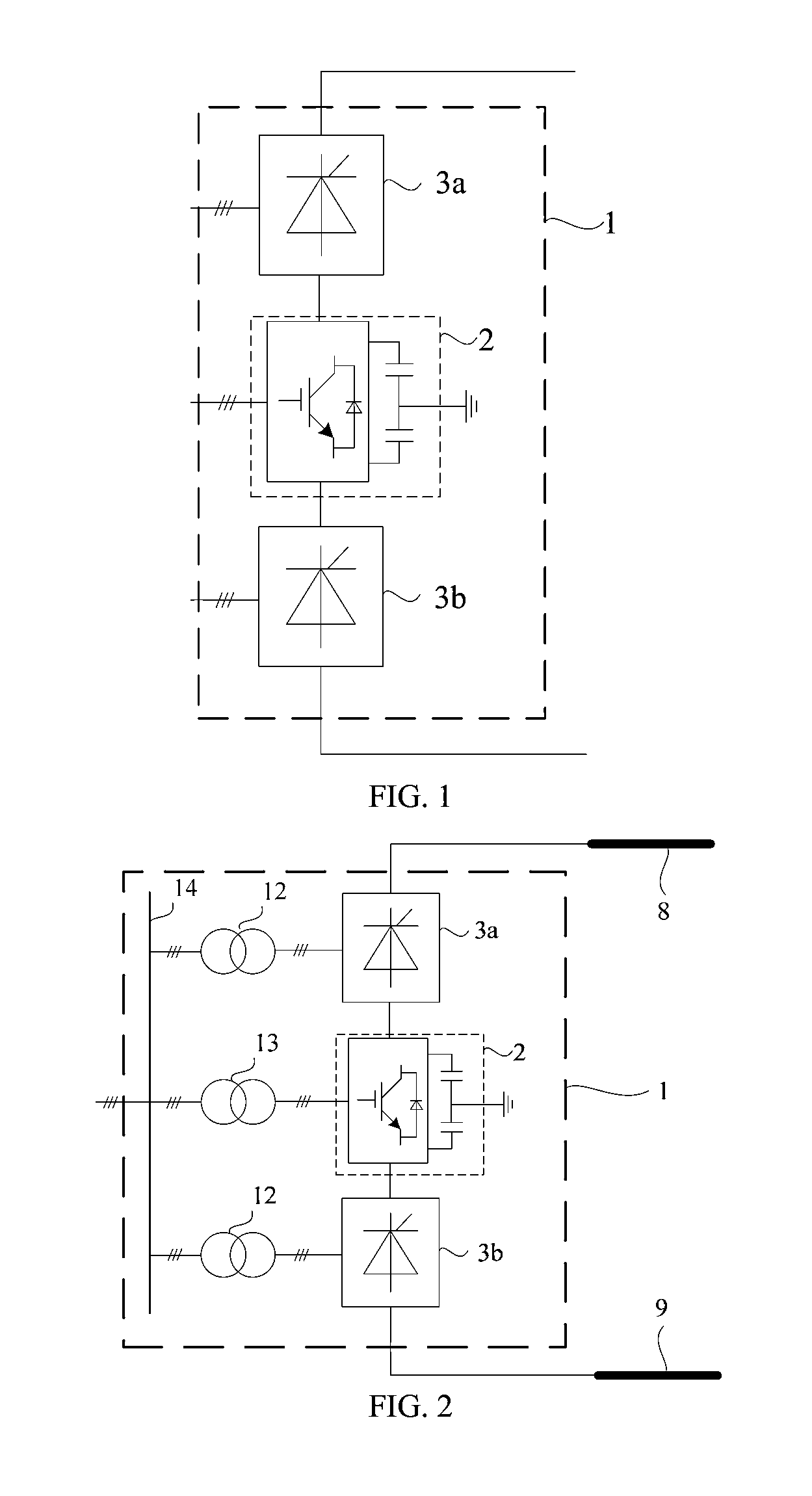 Hybrid converter and wind power generating system