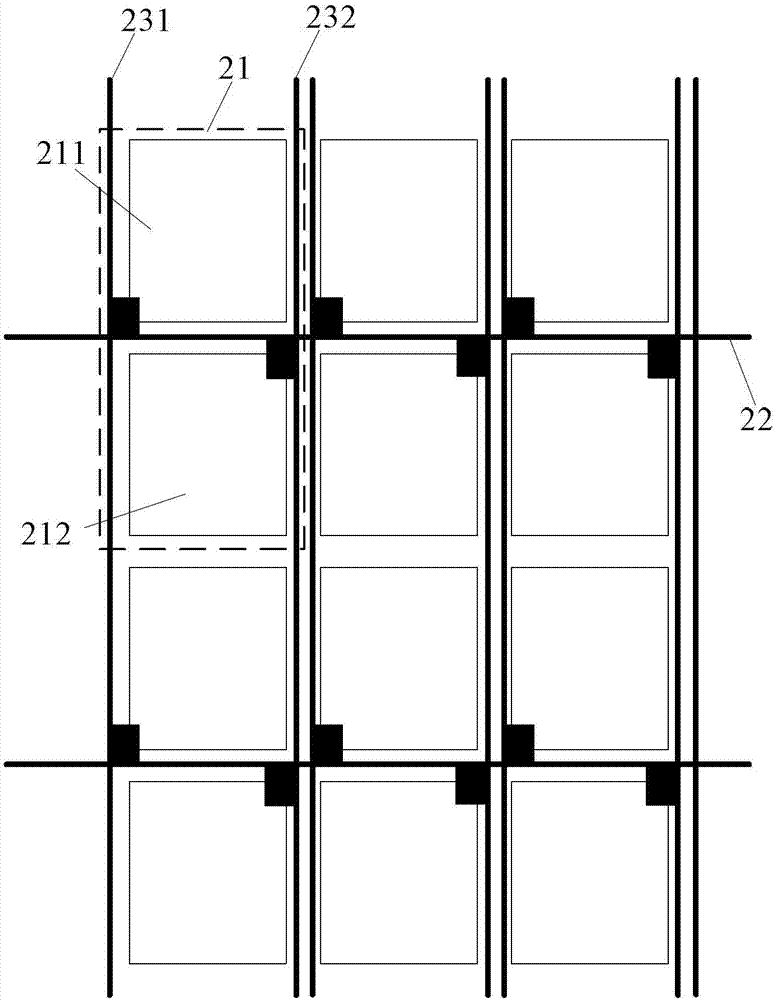 Array substrate, drive method of array substrate and display device of array substrate
