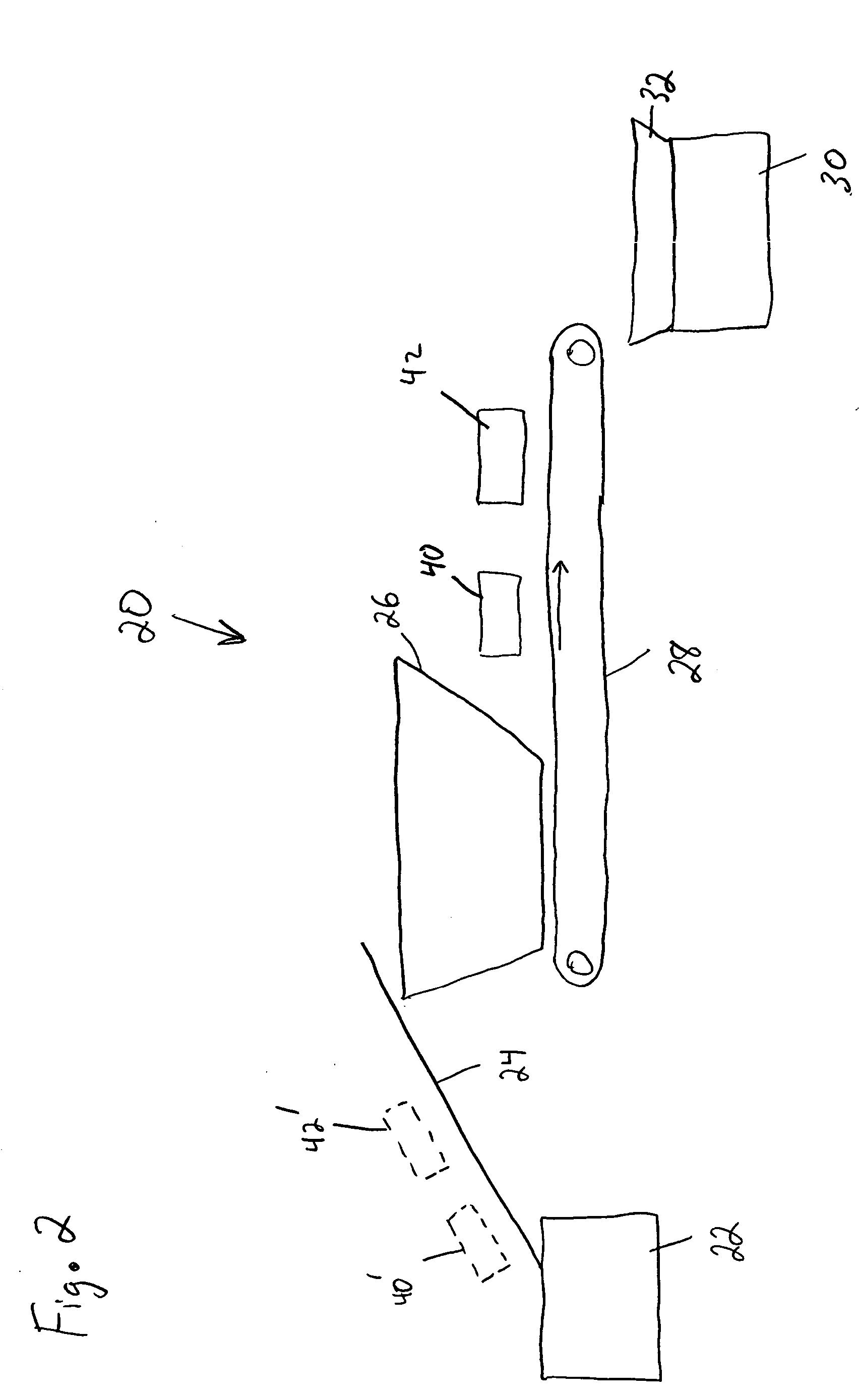 Process and equipment for producing concrete products having blended colors