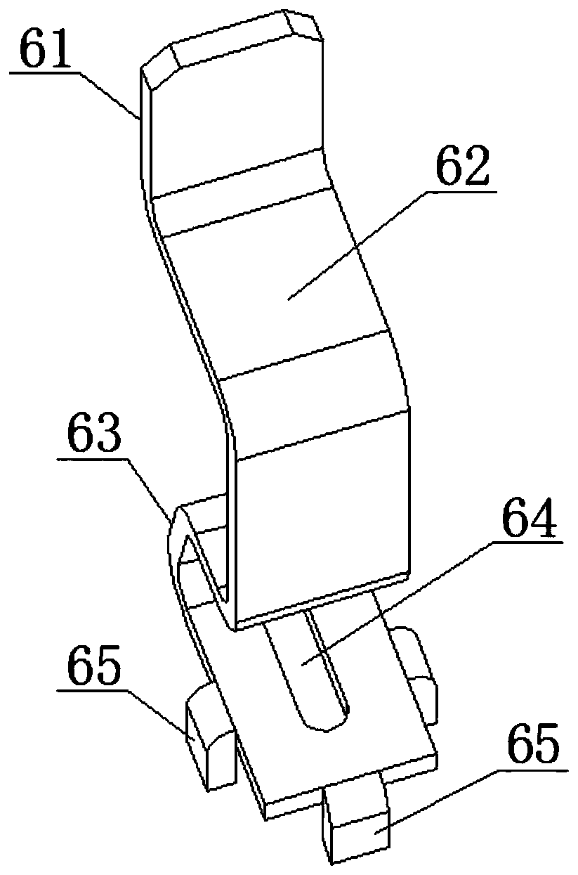 Connecting reed structure