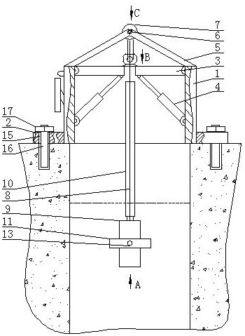 A groundwater monitoring device