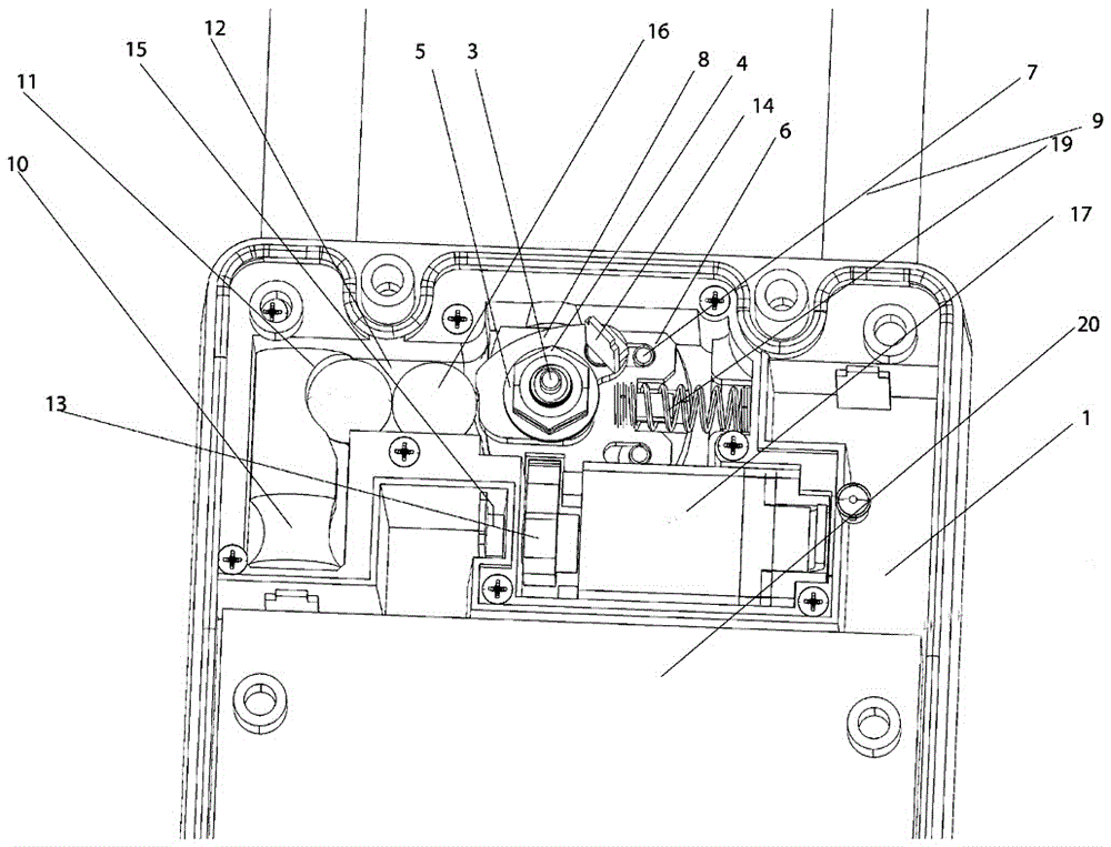 Wireless communication control logistics electronic lock