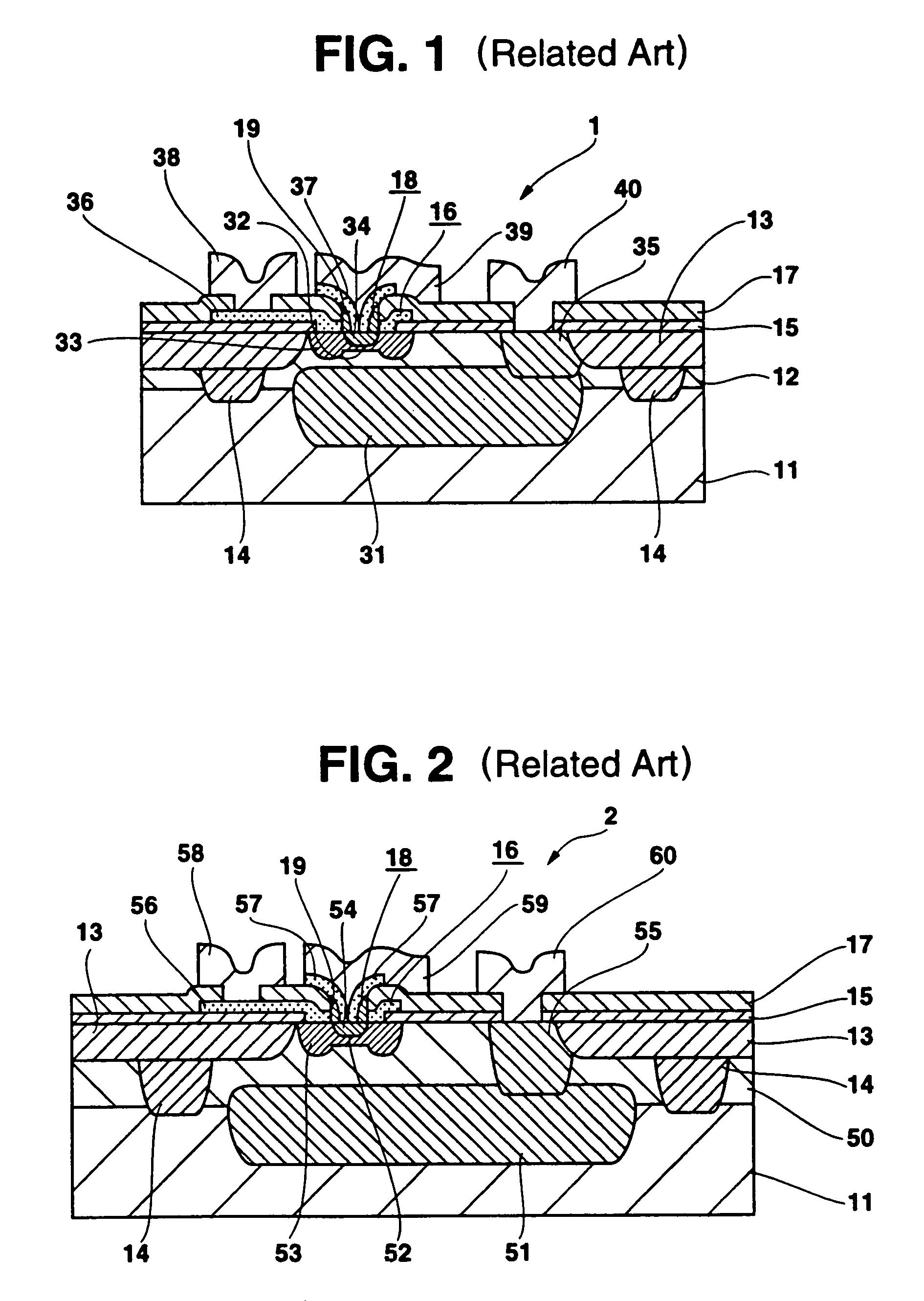 Semiconductor device including high speed transistors and high voltage transistors disposed on a single substrate