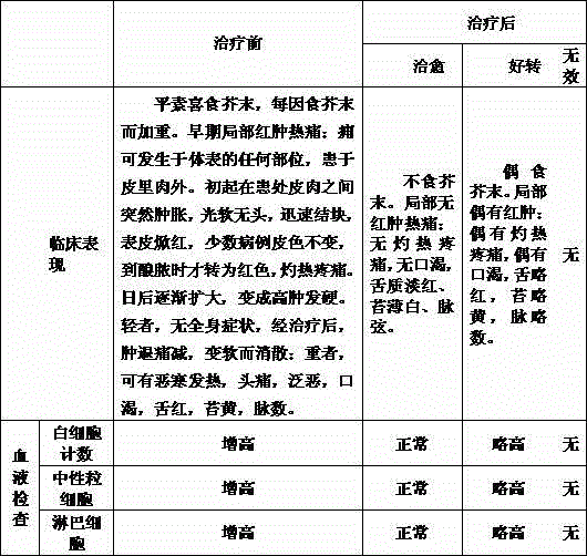 Preparation method of traditional Chinese medicine lotion treating mustard preferring-type cellulitis