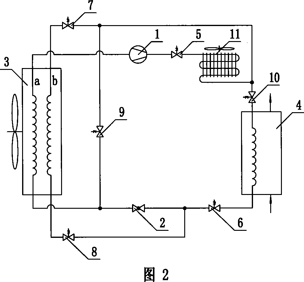 Highly effective air source heat pump hot water device