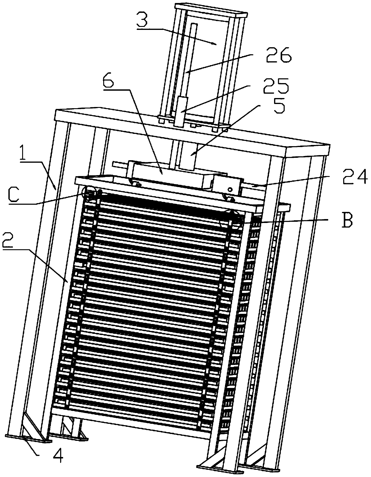 Laminator for sandwich ham sausages