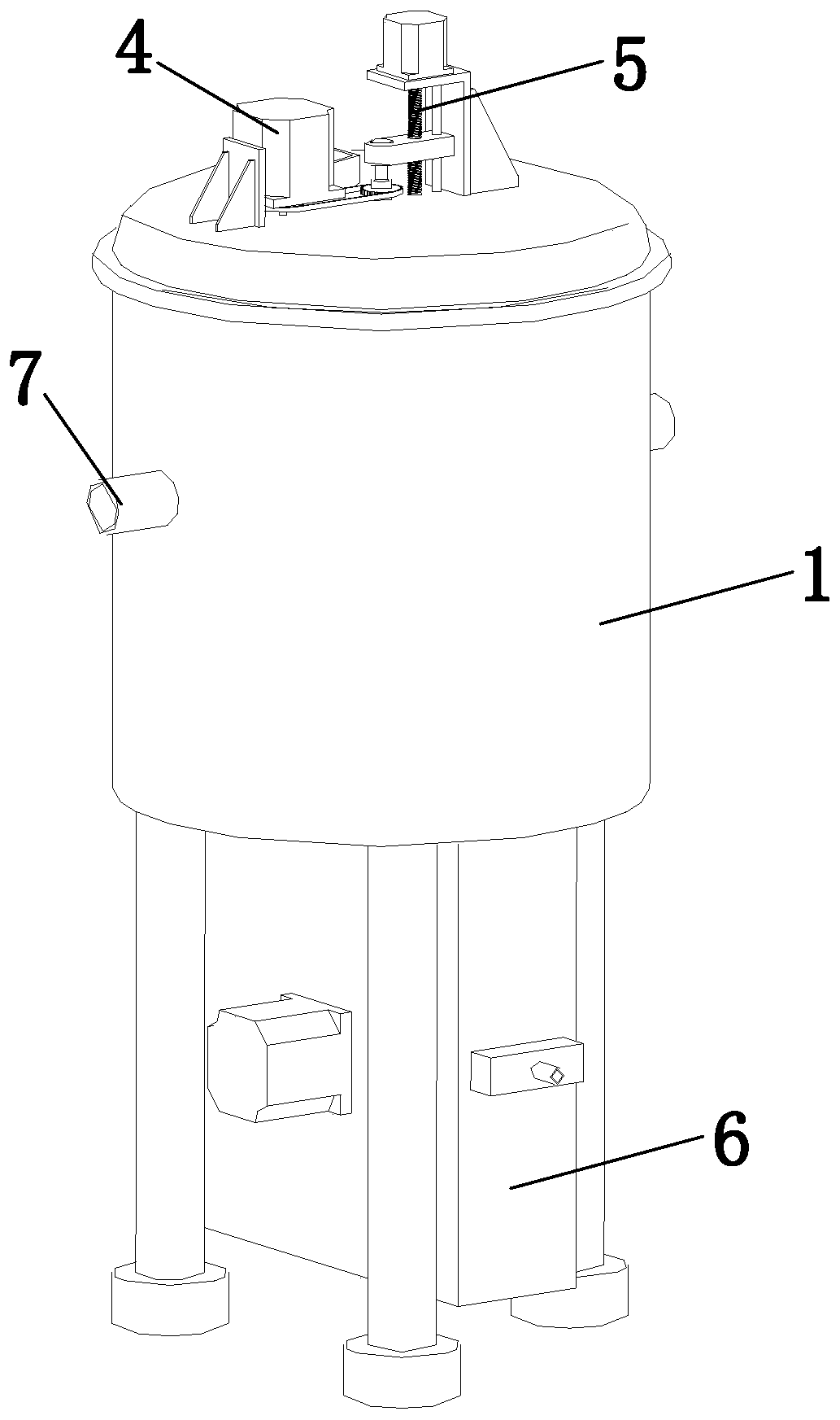 Dissolving and oxidizing device for recovering rare earth from rare earth oxide