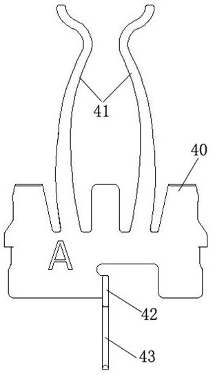 A connector and shielding sheet