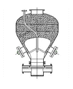 Disturbing device for conveying materials, pneumatic conveying device and material conveying method