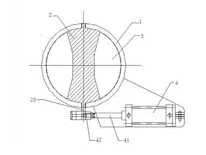 Disturbing device for conveying materials, pneumatic conveying device and material conveying method