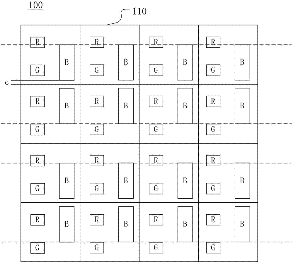 Display equipment and pixel array thereof
