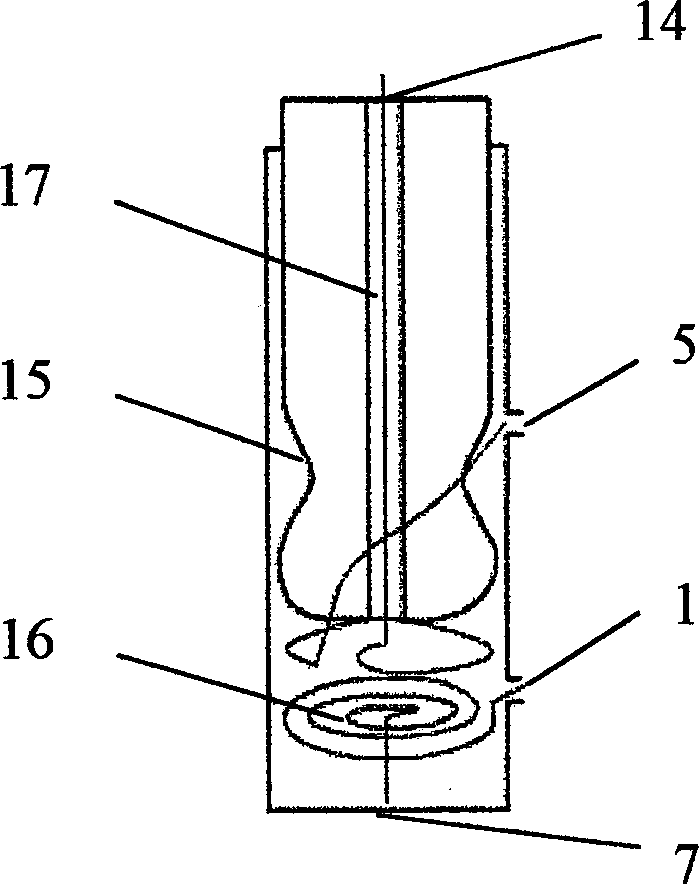 Complex twisting device for air-jet eddy-current spinning