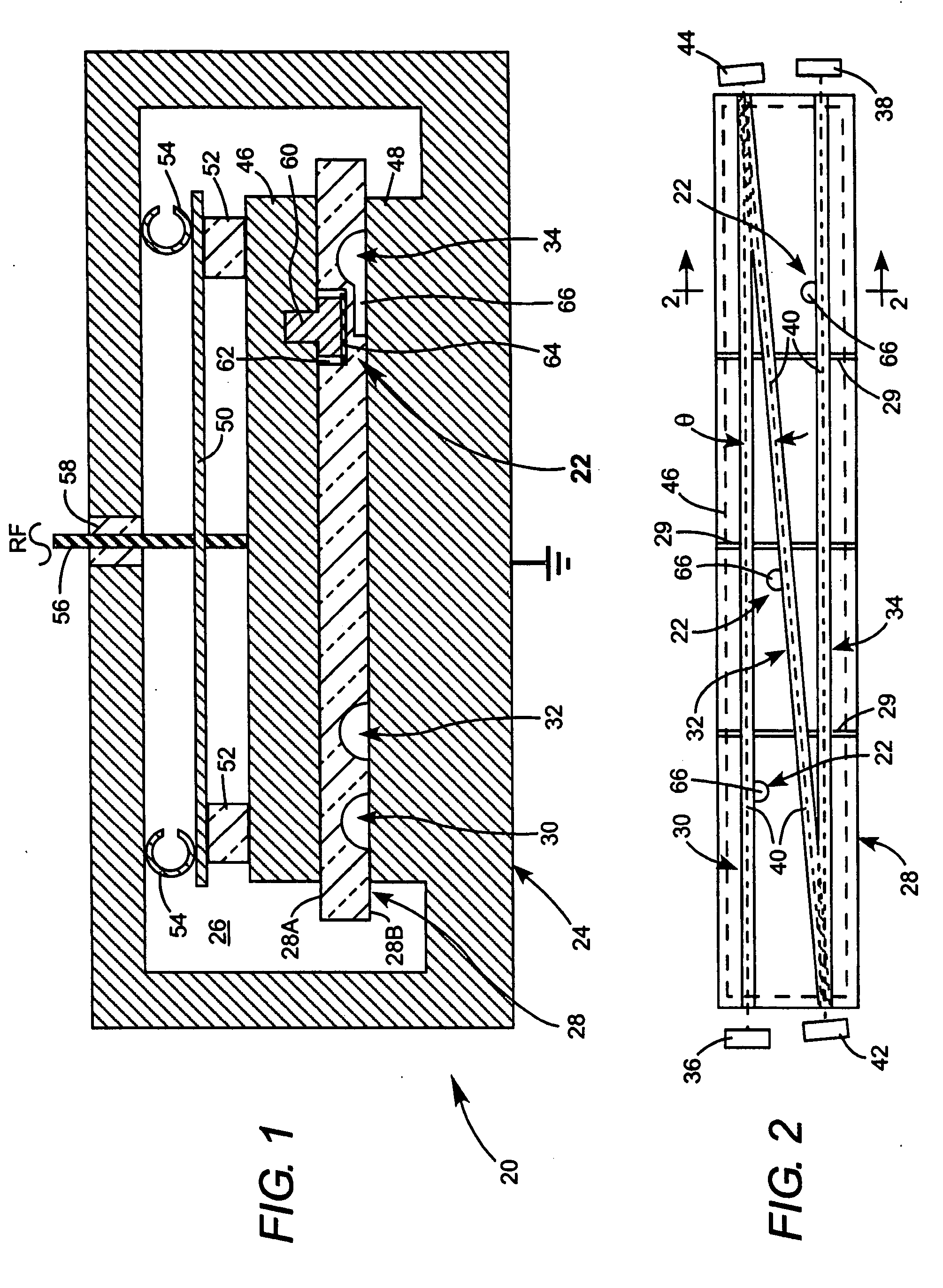 Discharge igniter for a waveguide CO2 laser