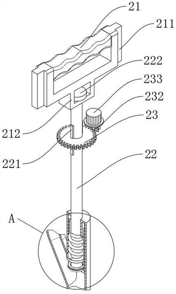 Agricultural fertilization device with chemical fertilizer crushing function