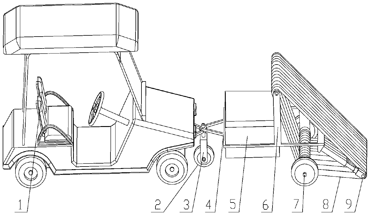 Chestnut picking machine