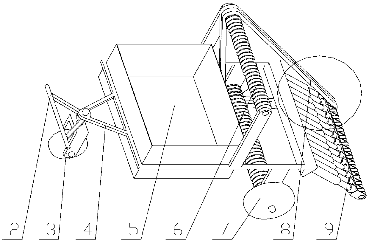 Chestnut picking machine