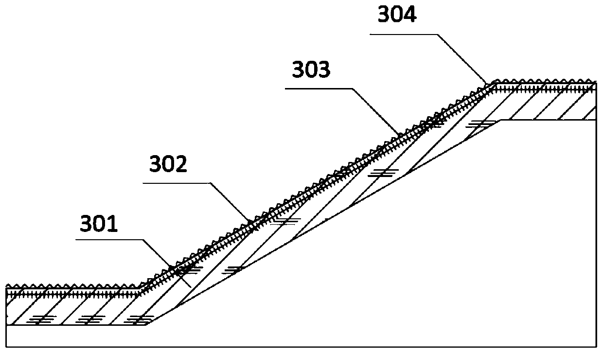 Building aggregate mine in-situ soil improvement and greening method