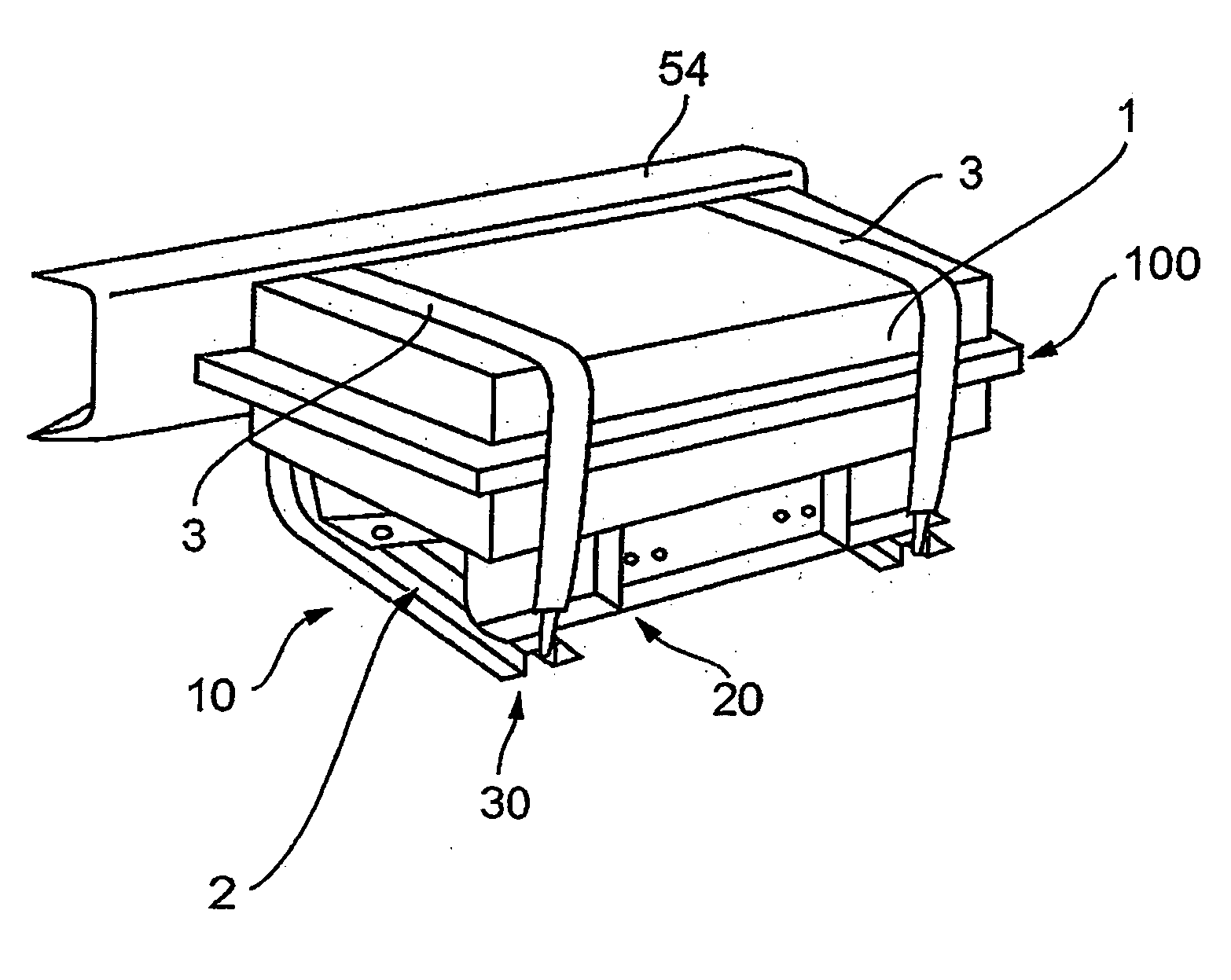 Mounting structure of electronic apparatus in vehicle