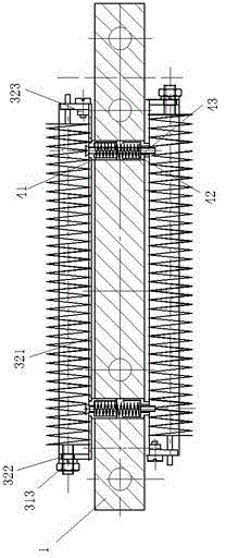 Anti-stripping deep hole cleaning combination brush