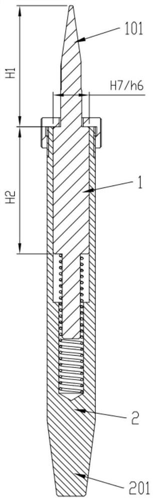 Coaxiality calibration tool and coaxiality calibration method