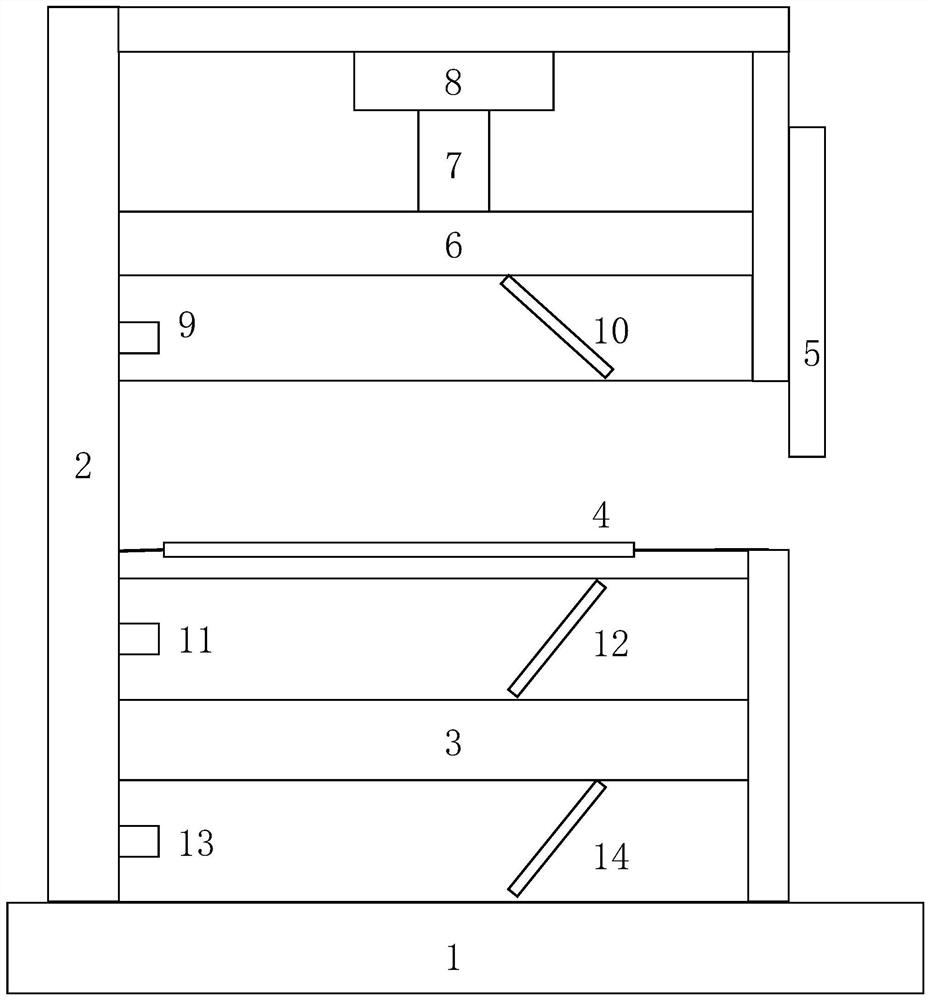 Device and method for detecting comprehensive defects of silicon carbide wafer