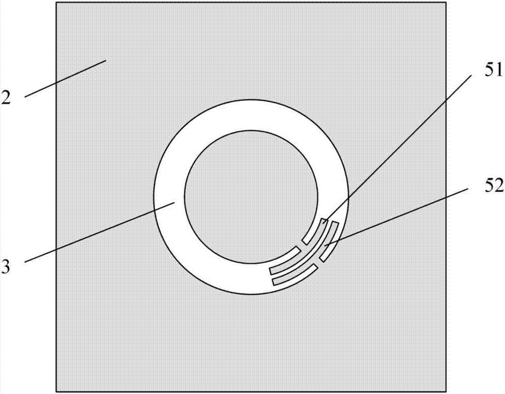 Circularly polarized slot antenna with filtering characteristic